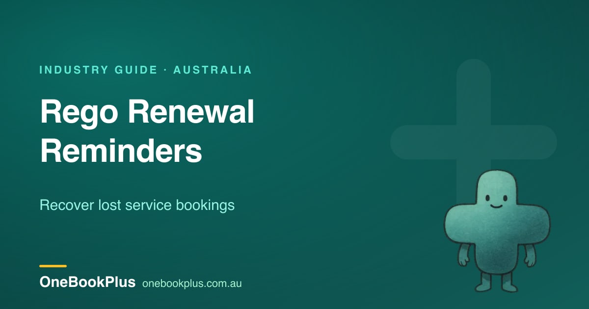 Rego Renewal Reminders: How Australian Workshops Recover Lost Service Bookings