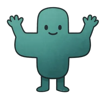 Plus, the OneBookPlus mascot